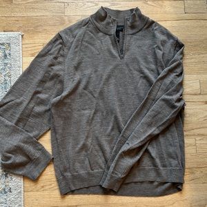 The Men’s Store Bloomingdale’s brand half zip sweater